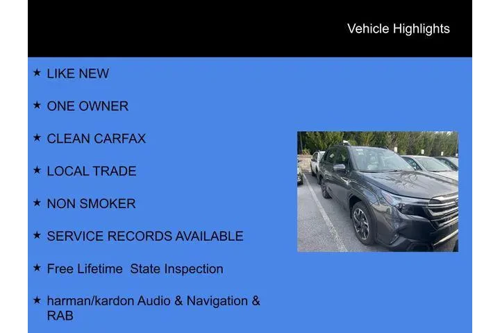 $36000 : Subaru Forester 2025 AWD Lim image 9