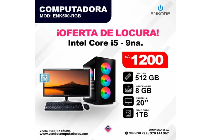 PC Intel Core i5 - 9na. image 1