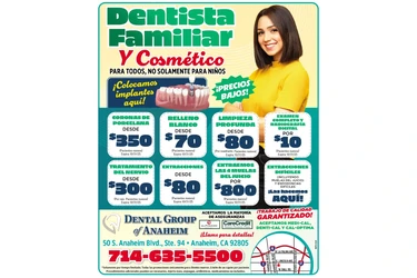EXAMEN Y RAYOS X GRATIS en Orange County