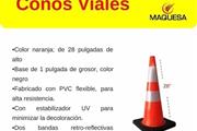 Conos de uso vial de  PVC 28" en San Salvador