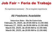 Job Fair-Feria De Trabajo en Orange County