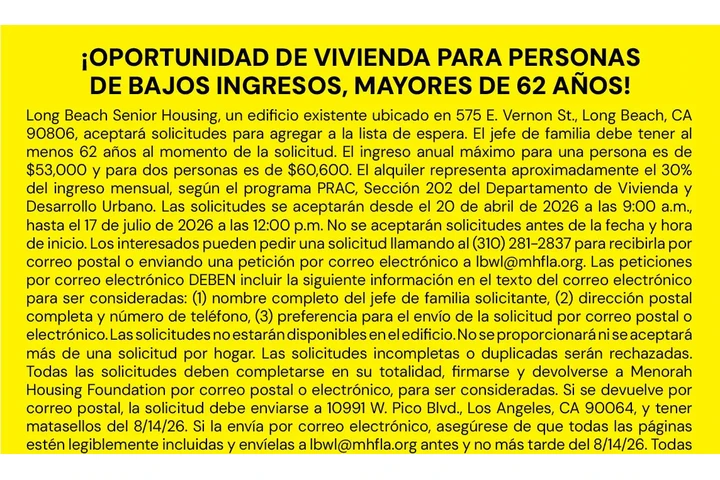 ¡ADULTOS MAYORES DE 62+ AÑOS! image 1