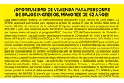 ¡ADULTOS MAYORES DE 62+ AÑOS! en Los Angeles