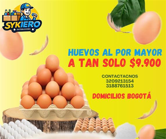 $9900 : Huevos baratos Bogotá mayor image 1
