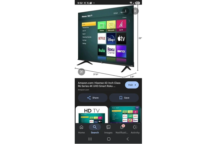 $120 : TV SMRT $120 HISENSE TCL ROKU image 3