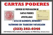 █► APOSTILLADOS /NOTARY /BODAS en Los Angeles