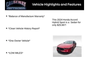 $29987 : Honda Accord Hybrid 2024 Spo thumbnail