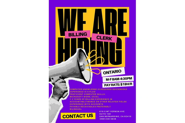 NOW HIRING!!!! image 1