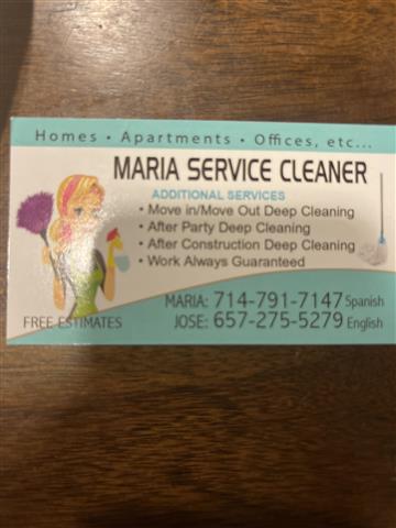 Maria service cleaner image 1