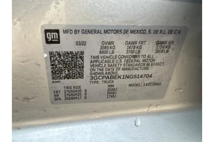 $33103 : Chevrolet Silverado 1500 202 image 9