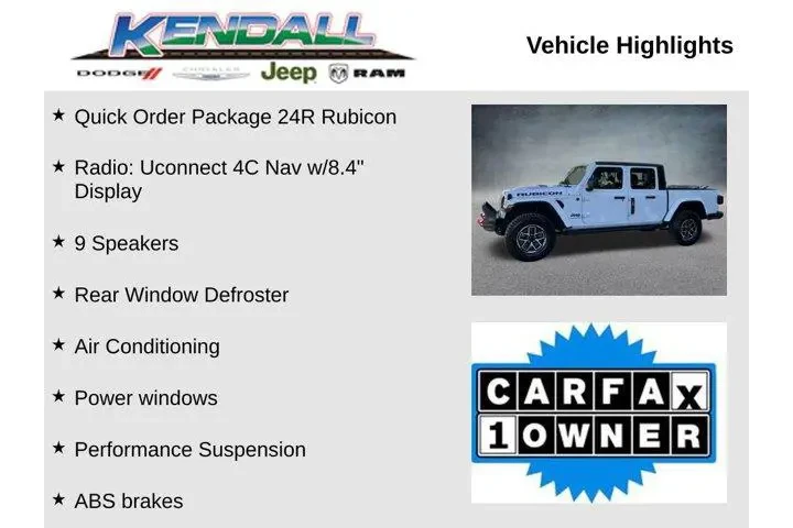 $31977 : Jeep Gladiator 2023 4x4 Rubi image 3