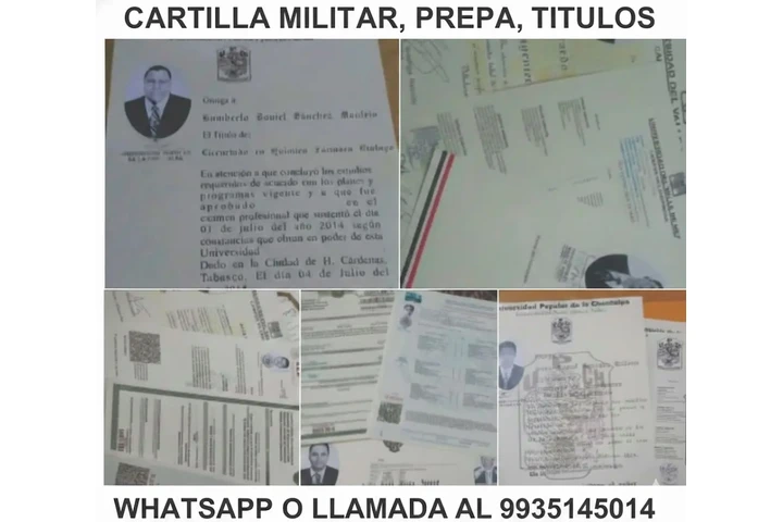 CARTILLA MIL. PREPA, TITULOS image 1