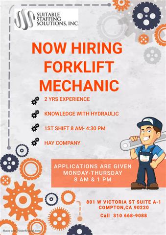 Forklift Mechanic image 1