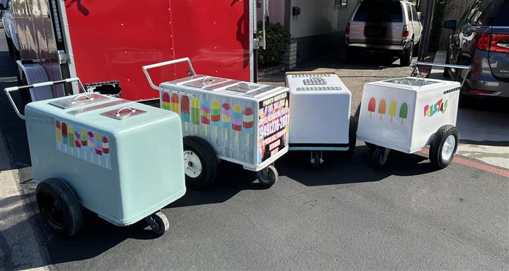 Popsicle cart, mechanical bull image 1