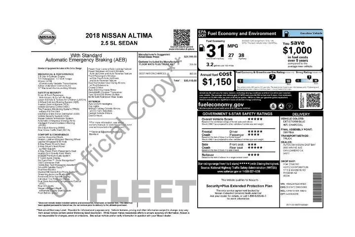 $15615 : Nissan Altima 2018 2.5 SL 4d image 3