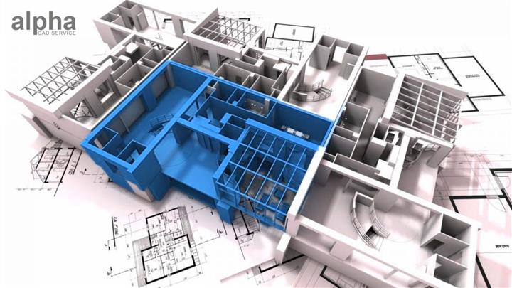 3D BIM modeling services image 1