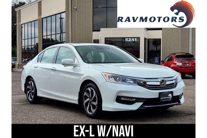 $16472 : 2017 Accord EX-L w/Navi w/ Se image 1