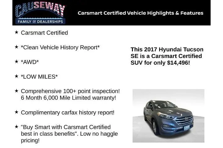 $13623 : Hyundai TUCSON 2017 AWD SE 4 image 2