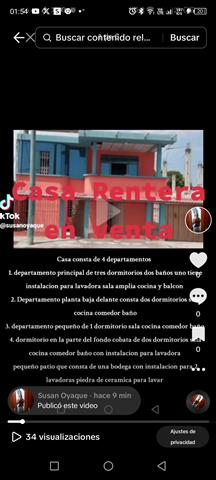 $100000 : Casa rentera en venta El Oro image 2