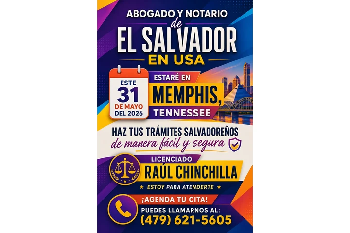 NOTARIO SALVADOREÑO EN MEMPHIS image 1