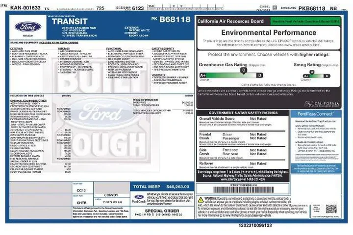 $32500 : Ford Transit 2023 250 3dr LW image 3