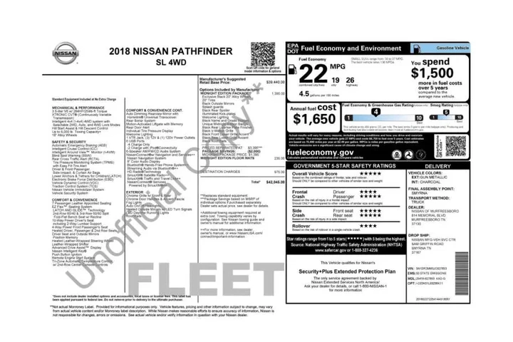 $14972 : 2018 Pathfinder SL image 5