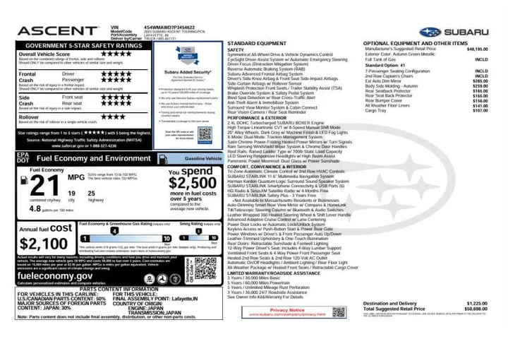 $29752 : 2023 Ascent Touring image 5