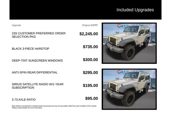 $14498 : Jeep Wrangler 2012 4x4 Sport image 5