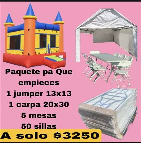 $650 : Lonas sillas y mesas baratas image 1