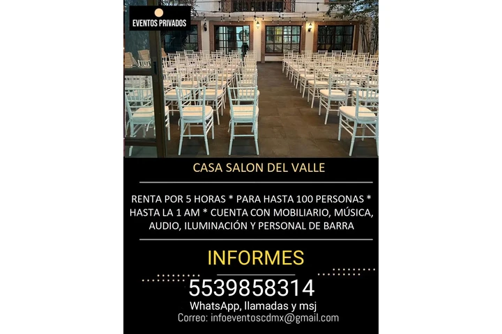 Casa salón en la Del Valle image 1