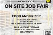 Ya YA Foods On-Site Job Fair en Salt Lake City