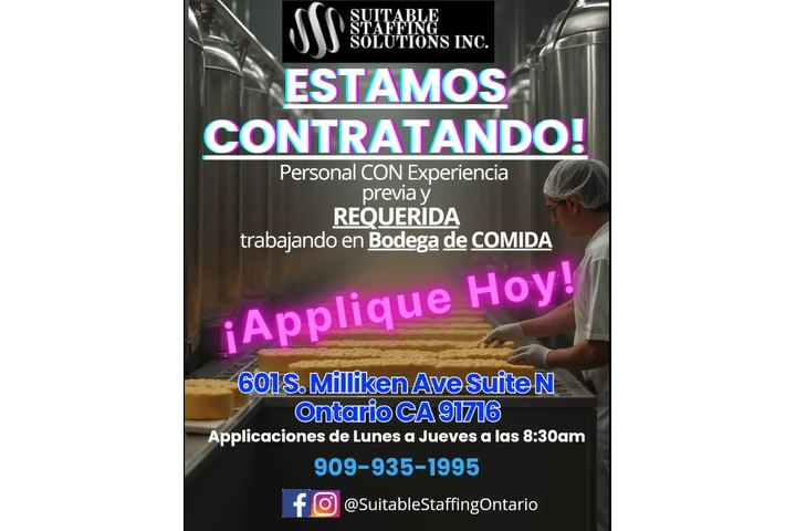 Trabajo- Produccion de Comida image 1