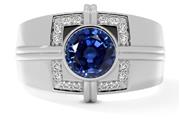 Sapphire ring for men en Jersey City