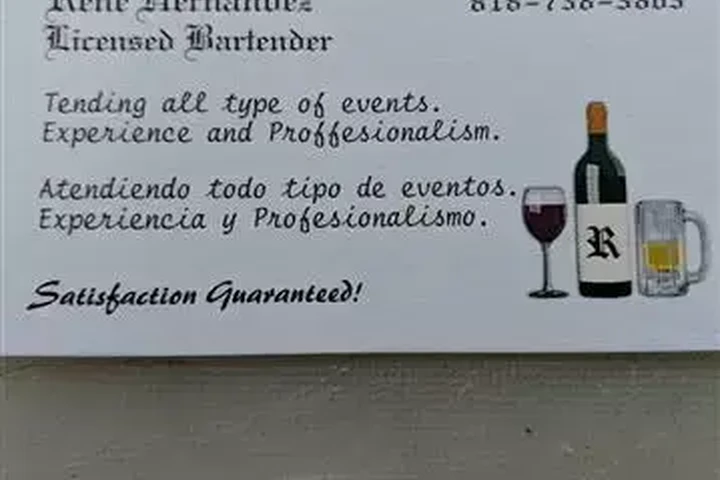 servicios  de bartender Rene image 1