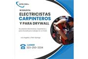 ELECTRICISTAS, CARPINTEROS