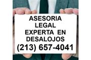 DERECHOS LEGALES EN DESALOJOS en Los Angeles