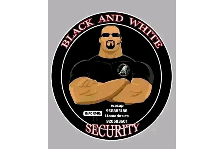 Black and white security image 1