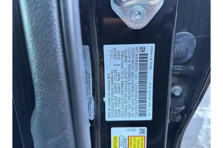$23818 : Honda Civic 2023 Sport 4dr S image 9