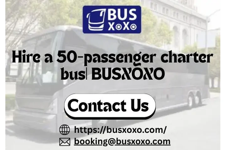 50-passenger charter bus image 1