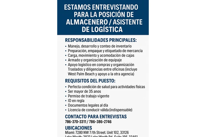 ASISTENCIA LOGISTICA image 1