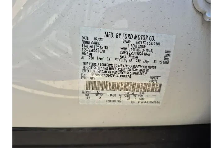 $30591 : Ford Explorer 2023 XLT 4dr S image 5