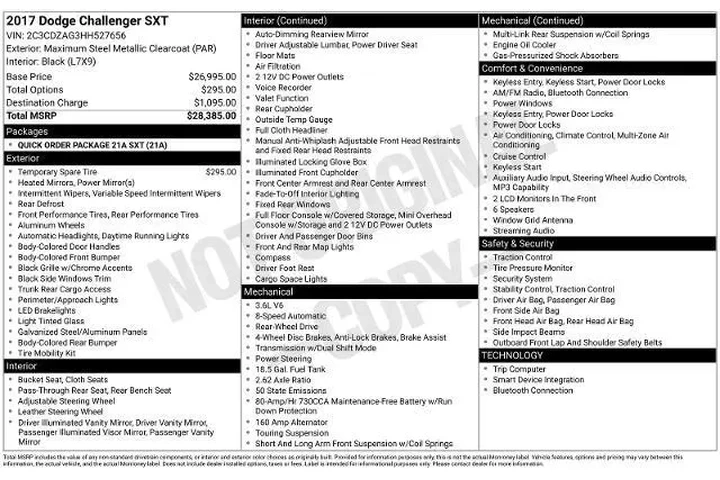 $19991 : Dodge Challenger 2017 SXT 2d image 5