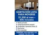 Habitación Amplia y Comoda en Los Angeles