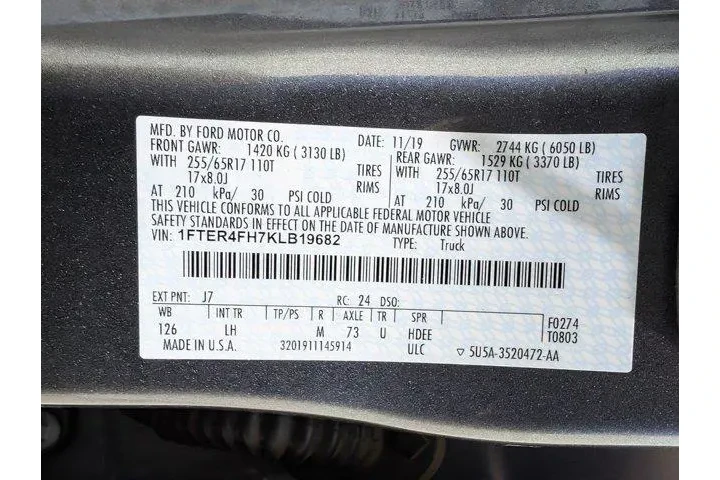 $25932 : Ford Ranger 2019 4x4 XLT 4dr image 9