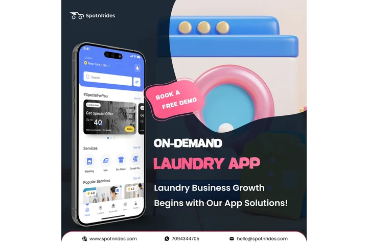 AI-Powered Laundry Booking App image 1