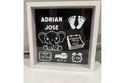 $60 : Marco Personalizado Para Bebe thumbnail