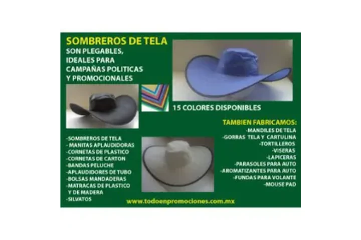 $130 : GORRAS NO SOMBREROS PERSONALIZ image 3