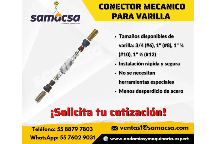 $1 : CONECTOR DE VARILLA MECÁNICO image 1