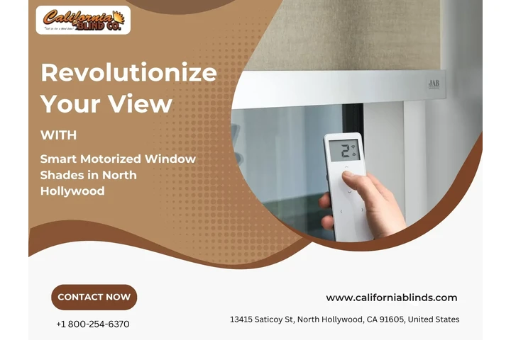 Motorized Window Shades In CA image 1