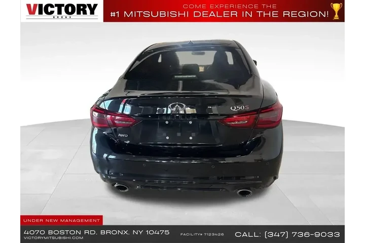 $29695 : INFINITI Q50 2022 AWD Red Sp image 5